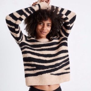 Madewell tiger sweater